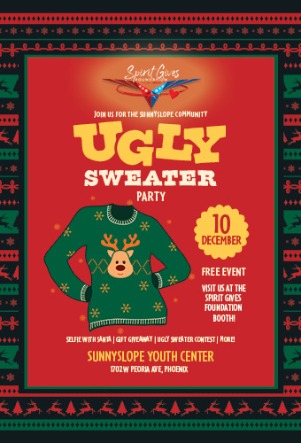 Ugly Sweater Party with Sunnyslope Youth Center, Dec. 10, 2022
